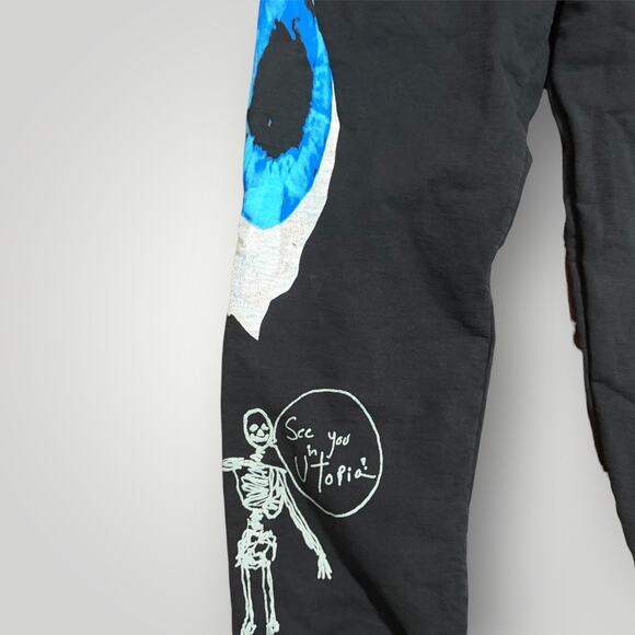 Travis Scott Astroworld Festival 2021 Sweatpants XL Black Cactus Jack Utopia - Picture 5 of 6